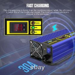 24V 30A Fully Automatic Smart Charger Fast Battery Charger Maintainer Golf Cart