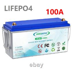 25.6V 100Ah LiFePO4 Lithium Battery 4000+ Deep Cycles for Golf cart