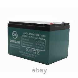 2PCS 12V 12Ah 6-DZM-12 Battery for E-Bike Go Kart Scooter Bicycle Golf Cart Mowe