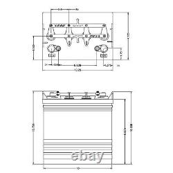 2PC US US8VGCHC-XC2 8V 183Ah Deep Cycle Lead Acid Battery Golf Cart RV