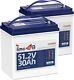 2pack 51.2v 30ah Gc2 Golf Cart Lithium Battery 100a Bms With Low-temp Protection