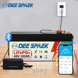 2X48V 100Ah LiFePO4 Lithium Battery 200A BMS 8000+Cycle Trolling Motor Golf Cart