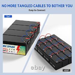 2X48V 100Ah LiFePO4 Lithium Battery 200A BMS 8000+Cycle Trolling Motor Golf Cart