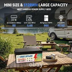 2X48V 100Ah LiFePO4 Lithium Battery 200A BMS 8000+Cycle Trolling Motor Golf Cart