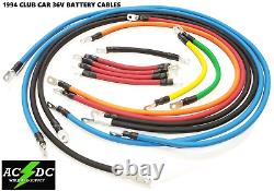 # 2 Awg HD Golf Cart Battery Cable 14 Pc Kit 94 CLUB CAR 36 VOLT