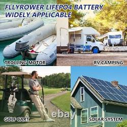 2-Pack 24V 100Ah LiFePO4 Battery 100A BMS Deep Cycles 12V 100Ah For Golf Cart RV