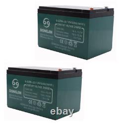 2x 12V 12Ah 6-DZM-12 Battery for Mobility Scooter Go Kart ATV Quad Golf Cart