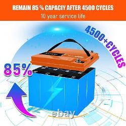 30Ah LiFePO4 Lithium Battery 4500+ Deep Cycles for Golf cart RV Boat Solar Panel