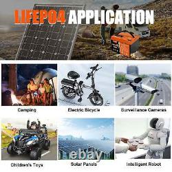 30Ah LiFePO4 Lithium Battery 4500+ Deep Cycles for Golf cart RV Boat Solar Panel