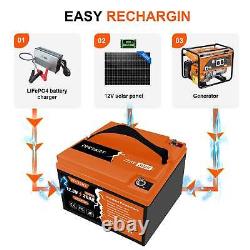 30Ah LiFePO4 Lithium Battery 4500+ Deep Cycles for Golf cart RV Boat Solar Panel