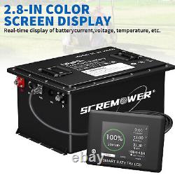 36V 100Ah Golf Cart LiFePO4 Lithium Battery 15000+ Cycle 200A BMS + 20A Charger