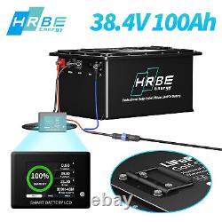 36V 100Ah Golf Cart LiFePO4 Lithium Battery 15000 DeepCycle 200A BMS Club Car