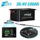 36v 100ah Golf Cart Lifepo4 Lithium Battery 15000 Deepcycle 200a Bms Club Car