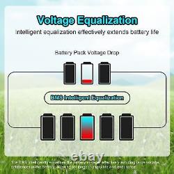 36V 100Ah Golf Cart LiFePO4 Lithium Battery BMS 6000+ Deep Cycle 3Pack 12V 100Ah