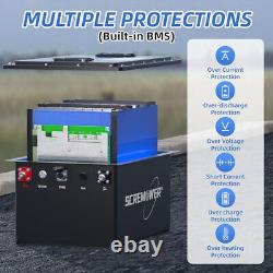 36V 100Ah Golf Cart Lithium LiFePO4 Battery Club Car 200A BMS 15000+ Deep Cycle