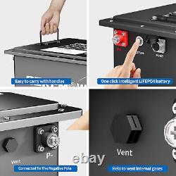 36V 100Ah Golf Cart Lithium LiFePO4 Battery Club Car 200A BMS 15000+ Deep Cycle