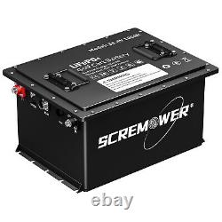 36V 100Ah Golf Cart Lithium LiFePO4 Battery Club Car 200A BMS 15000+ Deep Cycle