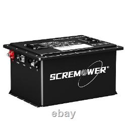 36V 100Ah Golf Cart Lithium LiFePO4 Battery Club Car 200A BMS 15000+ Deep Cycle