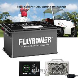 36V 100Ah LiFePO4 Golf Cart Battery 200A BMS 15000+ Cycle +Monit + 20A Charger