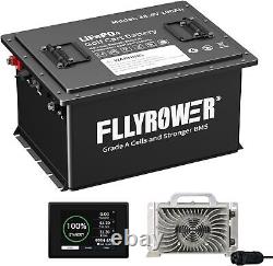 36V 100Ah LiFePO4 Golf Cart Battery 200A BMS 15000+ Cycle +Monit + 20A Charger