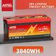 36v 100ah Lifepo4 Golf Cart Lithium Battery 200a Bms For Solar Rv Trolling Motor