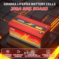 36V 100Ah LiFePO4 Golf Cart Lithium Battery 200A BMS for Solar RV Trolling Motor