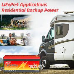 36V 100Ah LiFePO4 Golf Cart Lithium Battery 200A BMS for Solar RV Trolling Motor