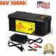 36v 100ah Lifepo4 Lithium Battery 200a Bms For Golf Cart Ev Rv 10 Year Life Span
