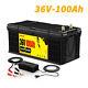 36v 100ah Lifepo4 Lithium Battery 200a Bms For Golf Cart Rv Ev 10 Year Life Span