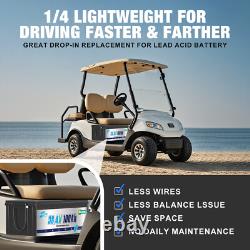 36V 100Ah LiFePO4 Lithium Battery Bluetooth APP 3840Wh for Outboard Motor Marine