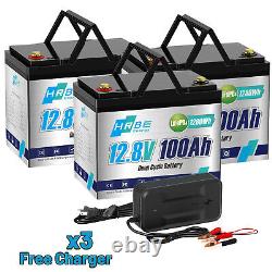 36V 100Ah LiFePO4 Lithium Battery Deep Cycle 3 Group 12V 100Ah For RV Home