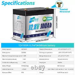 36V 100Ah LiFePO4 Lithium Battery Deep Cycle 3 Group 12V 100Ah For RV Home