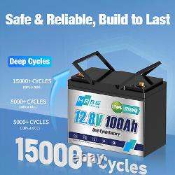36V 100Ah LiFePO4 Lithium Battery Deep Cycle 3 Group 12V 100Ah For RV Home