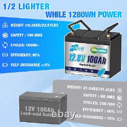 36V 100Ah LiFePO4 Lithium Battery Deep Cycle 3 Group 12V 100Ah For RV Home