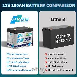 36V 100Ah LiFePO4 Lithium Battery Deep Cycle 3 Group 12V 100Ah For RV Home