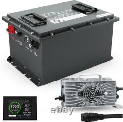 36V 100Ah LiFePO4 Lithium Golf Cart Battery 4000+ Deep Cycle Battery With BMS