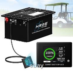 36V 100Ah Lithium Golf Cart Battery 200A BMS 15000+ Cycle LiFePO4 10 Year Life