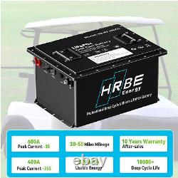 36V 100Ah Lithium Golf Cart Battery 200A BMS 15000+ Cycle LiFePO4 10 Year Life