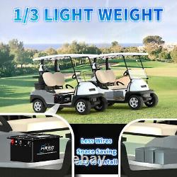 36V 100Ah Lithium Golf Cart Battery 200A BMS 15000+ Cycle LiFePO4 10 Year Life