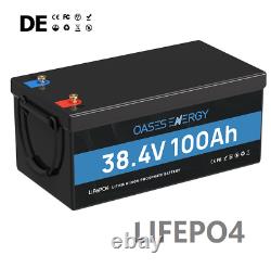 36V 100Ah Lithium Golf Cart Battery with 100A BMS Golf Cart Trolling Motor RV