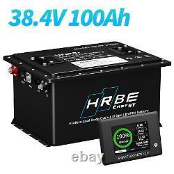 36V 105Ah 48V 105Ah Battery LiFePO4 Lithium Golf Cart 200A BMS + Monit + Charger
