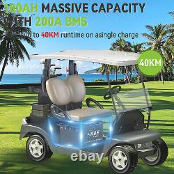 36V 105Ah Battery LiFePO4 Lithium Golf Cart 200A BMS 15000+ Cycles Monit Charger