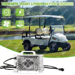 36V 105Ah Golf Cart LiFePO4 Lithium Battery 200A BMS 15000+ Cycle+20A Charger