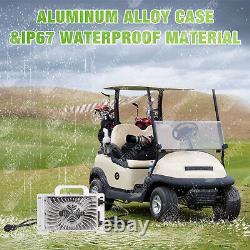 36V 105Ah Golf Cart LiFePO4 Lithium Battery 200A BMS 15000+ Cycle+20A Charger