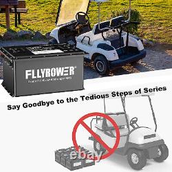 36V 105Ah Golf Cart LiFePO4 Lithium Battery 200A BMS with 36V 20A Fast Charger
