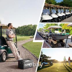 36V 105Ah Golf Cart LiFePO4 Lithium Battery 200A BMS with 36V 20A Fast Charger