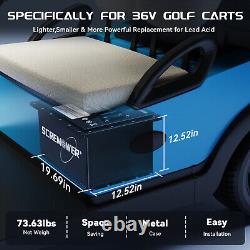 36V 105Ah Golf Cart Lithium LiFePO4 Battery Club Car 200A BMS 15000+ Deep Cycle
