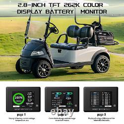 36V 105Ah Golf Cart Lithium LiFePO4 Battery Club Car 200A BMS 15000+ Deep Cycle