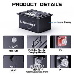 36V 105Ah Golf Cart Lithium LiFePO4 Battery Club Car 200A BMS 15000+ Deep Cycle