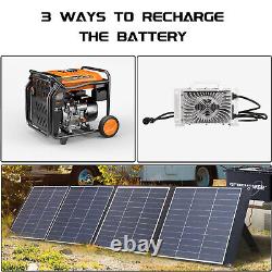 36V 105Ah Golf Cart Lithium LiFePO4 Battery Club Car 200A BMS 15000+ Deep Cycle